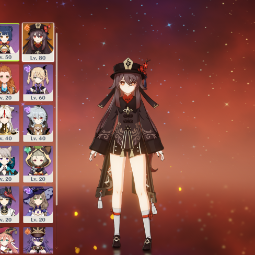 90LVL⭐Qiqi(C1)🔥Xiao⭐Hu Tao🔥Jean⭐Kamisato Ayato🔥Aloy💜EU💜31 CHARACTERS💜AR. 53💜 0